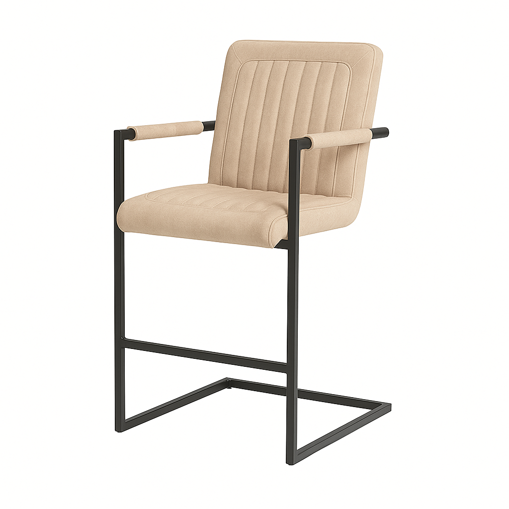 Scaun bar catifea BEJ model TRUM