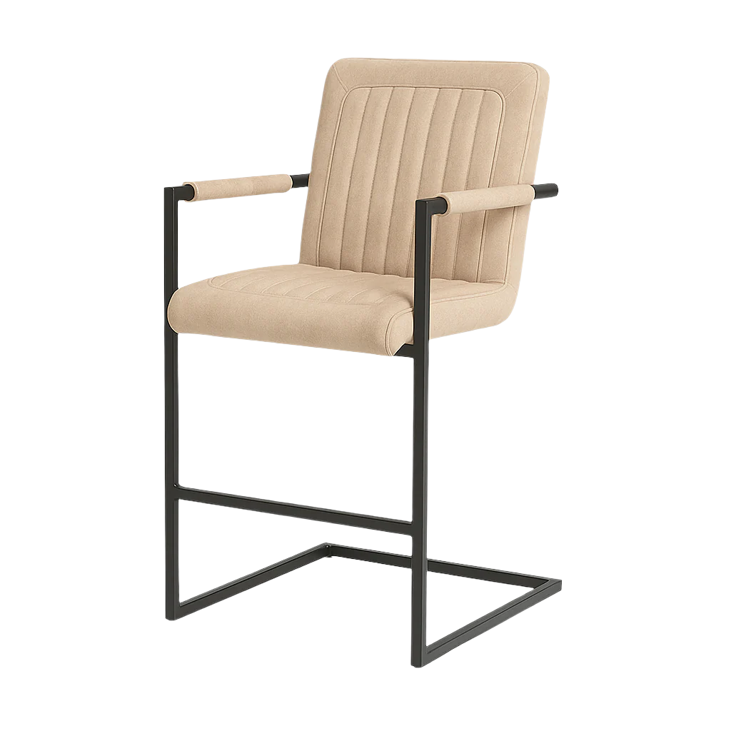 Scaun bar catifea BEJ model TRUM