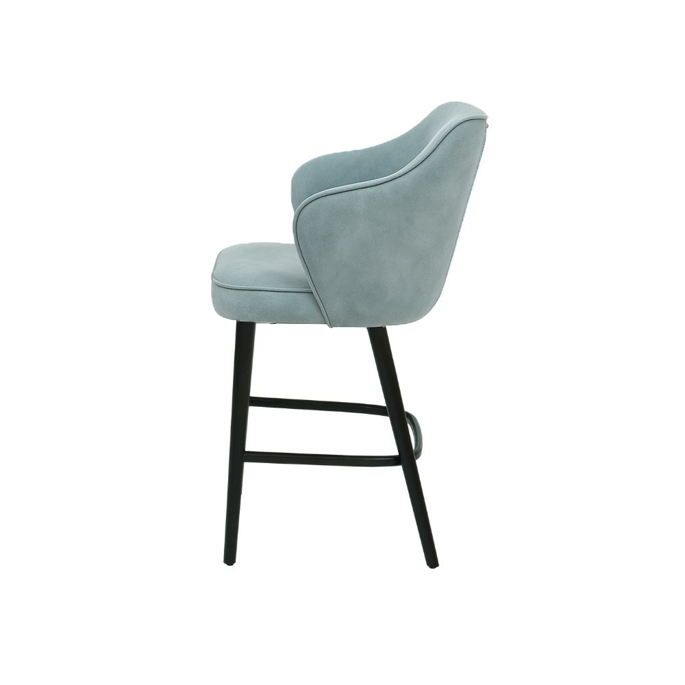 Scaun bar catifea TURCOAZ | model ZEUS