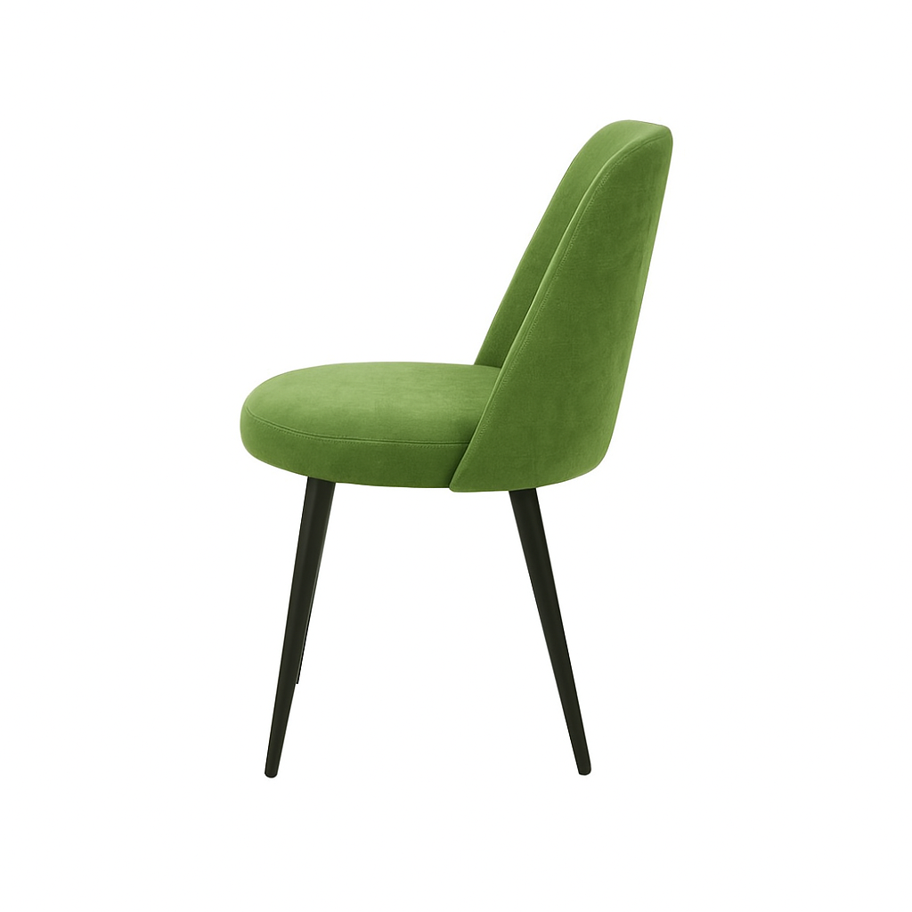 Scaun catifea GALBENA | model ELA