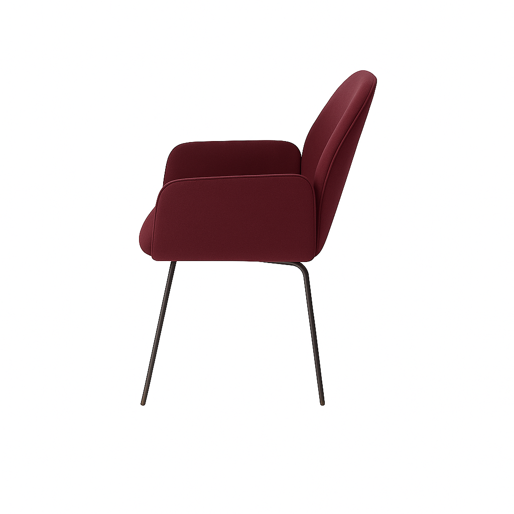 Scaun catifea GALBENA | model PETRA