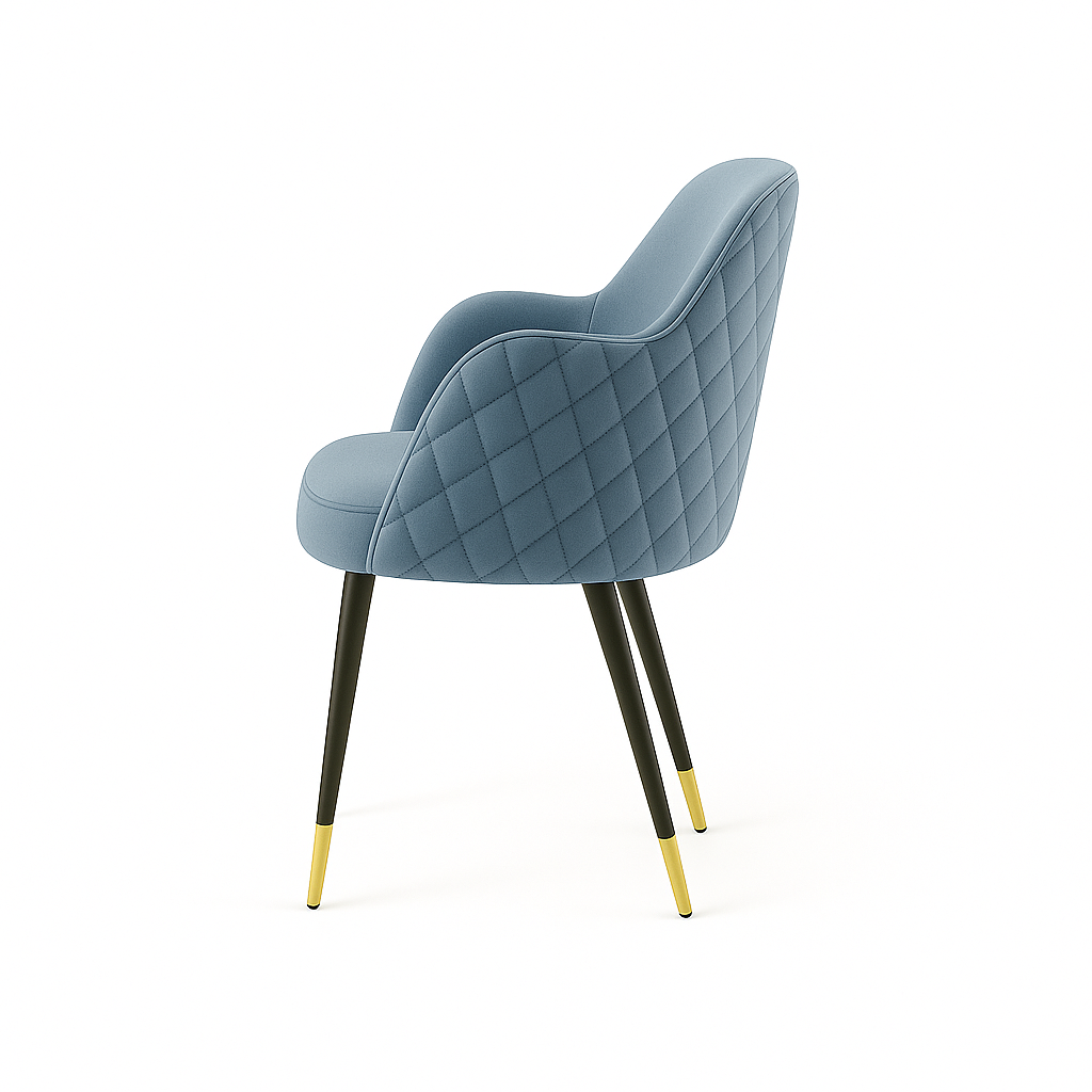 Scaun catifea GALBENA | model PINO X