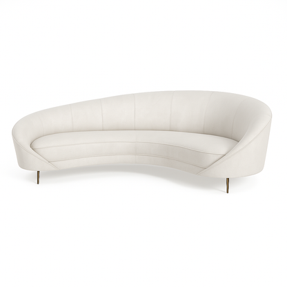 Canapea YAN catifea BEJ DESCHIS