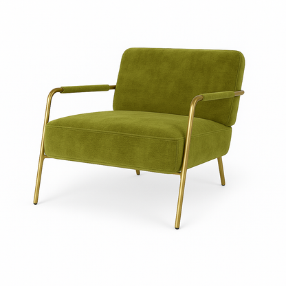 Fotoliu catifea VERDE | model RUSO