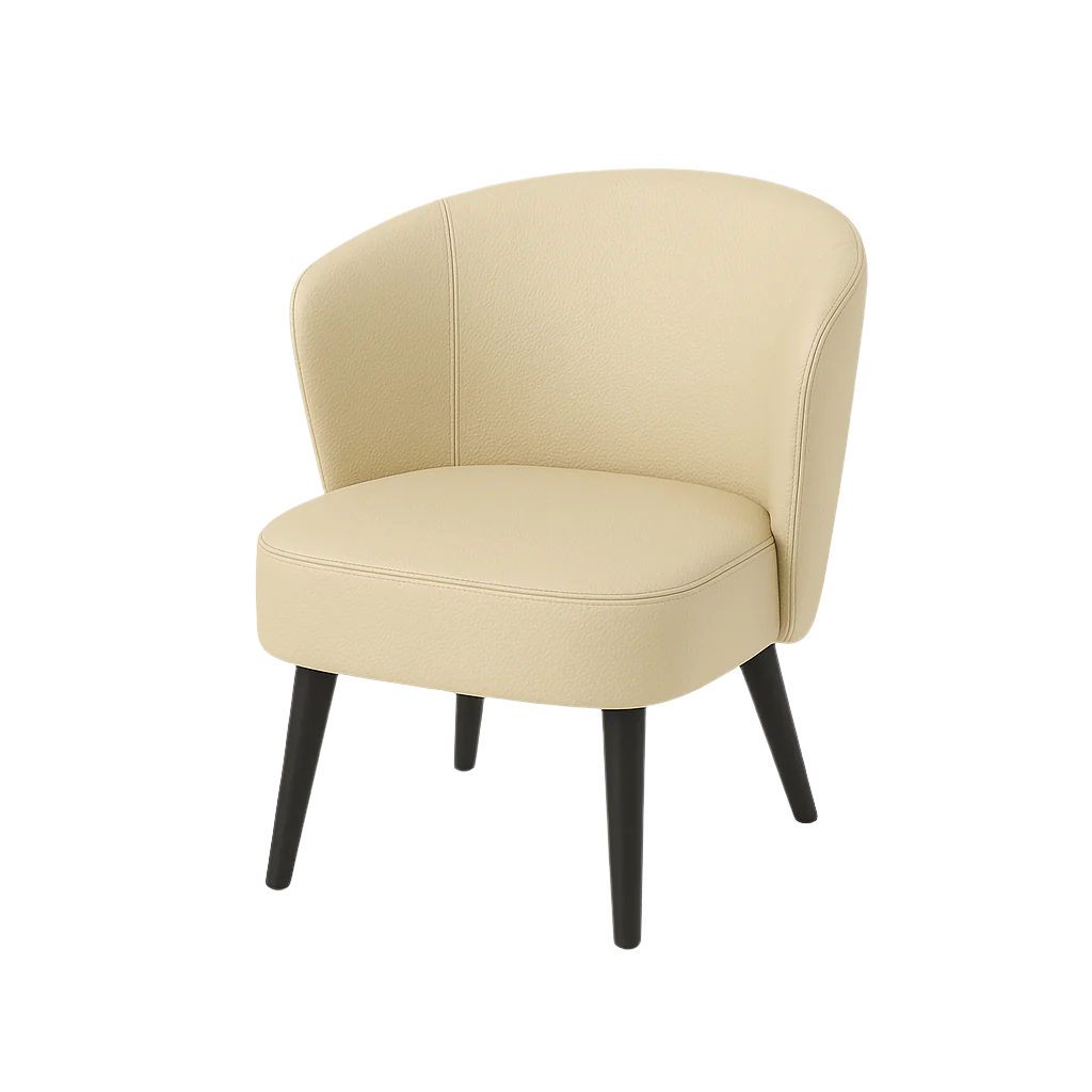 Fotoliu piele BEJ | model LOTUS