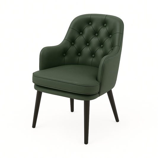 Fotoliu piele VERDE | model MATEO