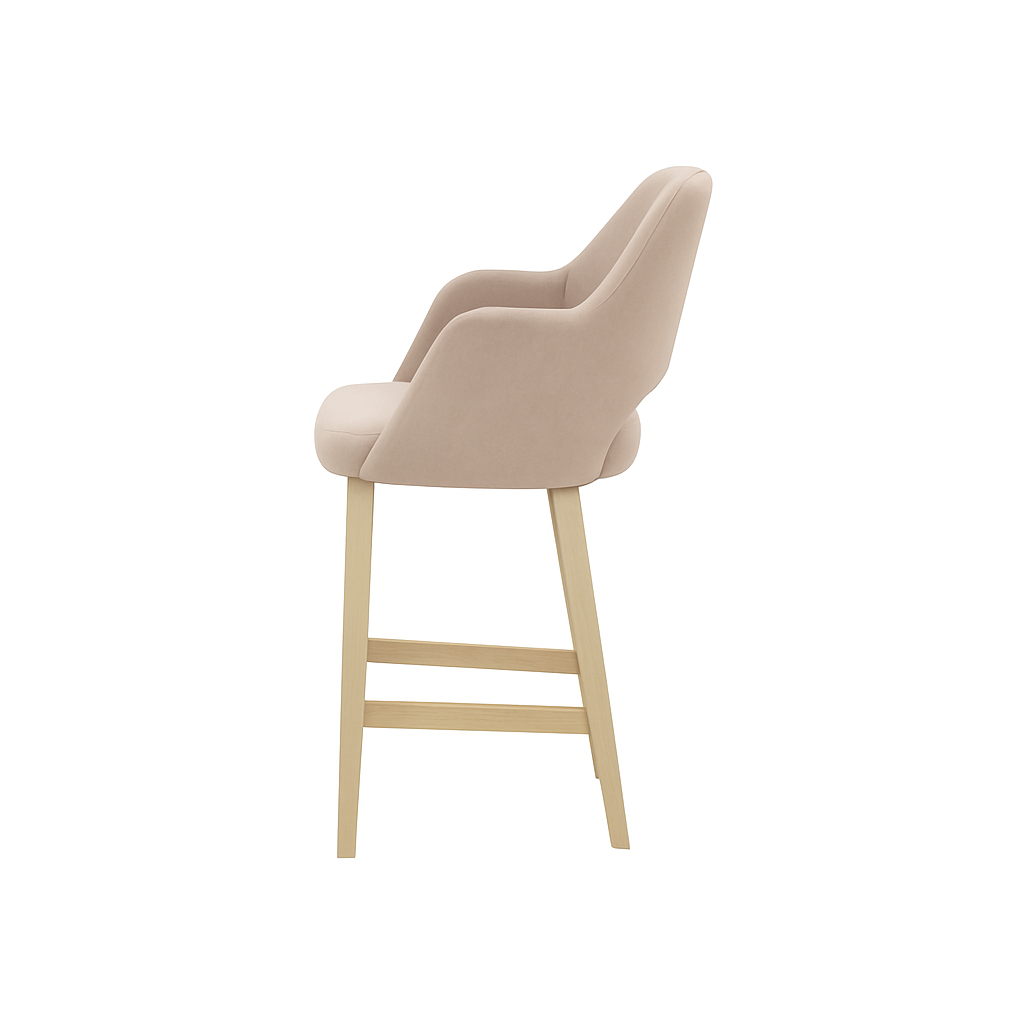 Scaun bar catifea | model APRIL