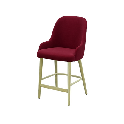 Scaun bar catifea GALBENA | model ROCCO