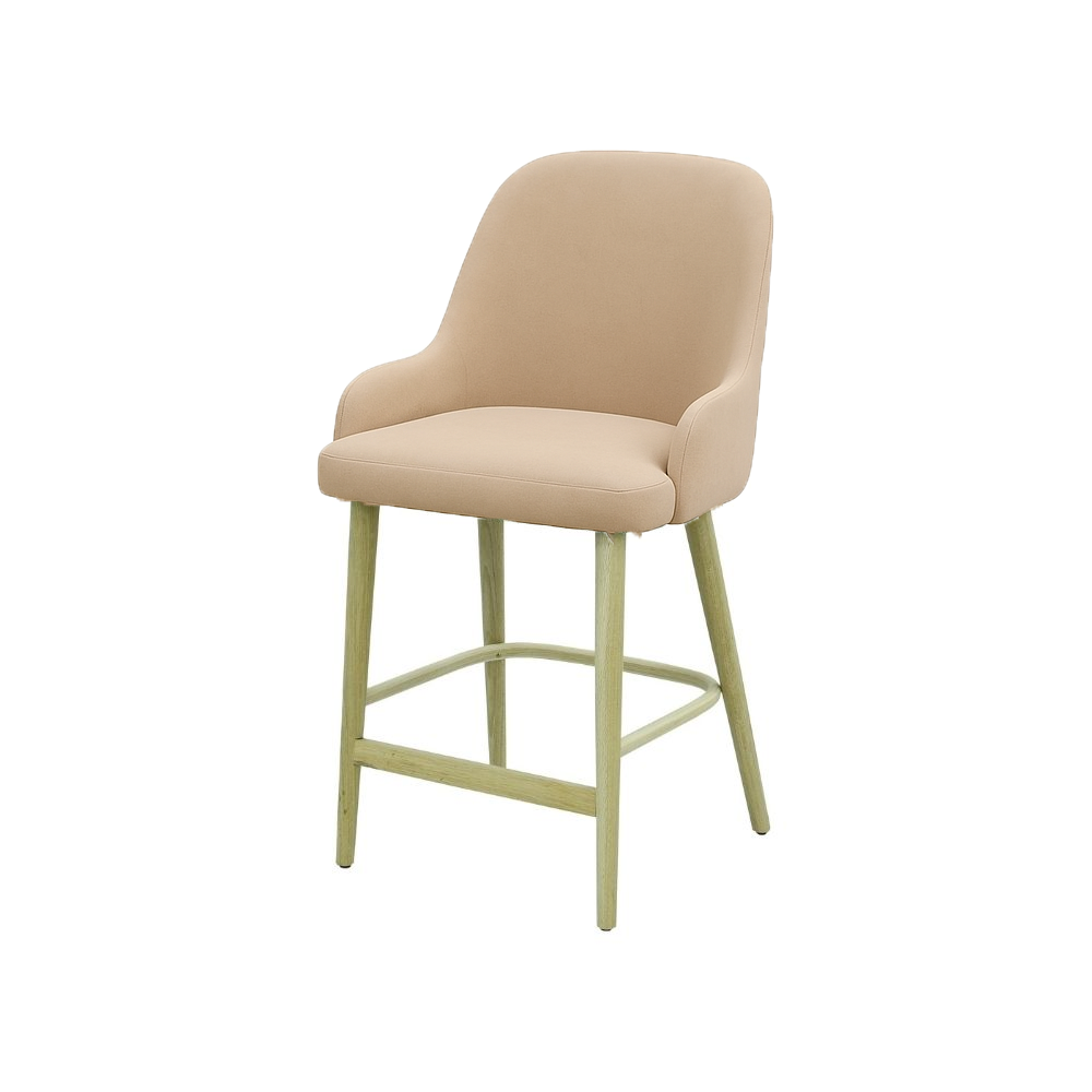 Scaun bar catifea GALBENA | model ROCCO