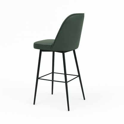 Scaun bar piele naturala ALBASTRA | model FOX