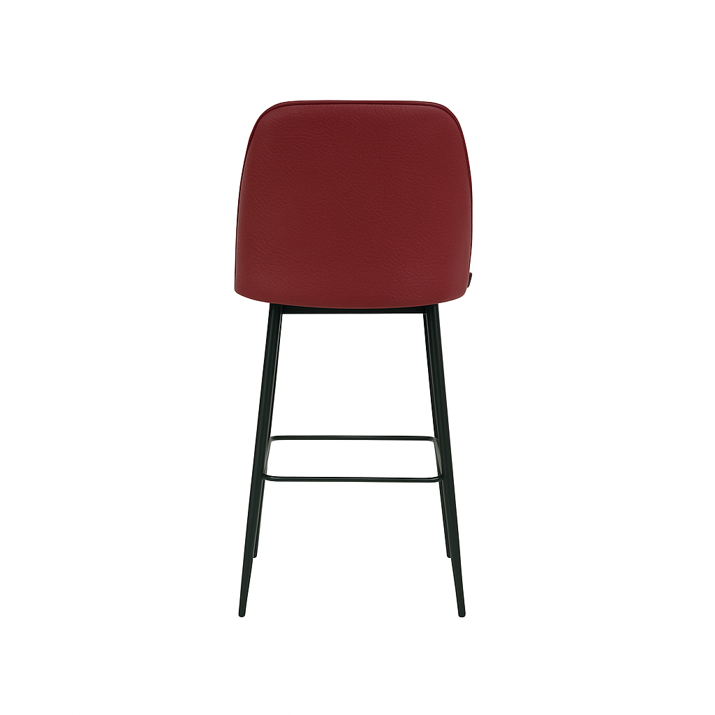 Scaun bar piele naturala GALBENA | model FOX