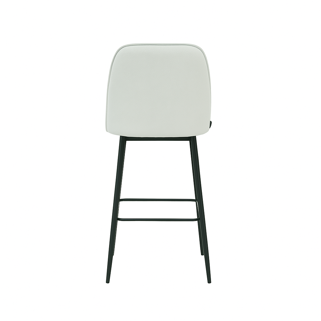 Scaun bar piele naturala GALBENA | model FOX