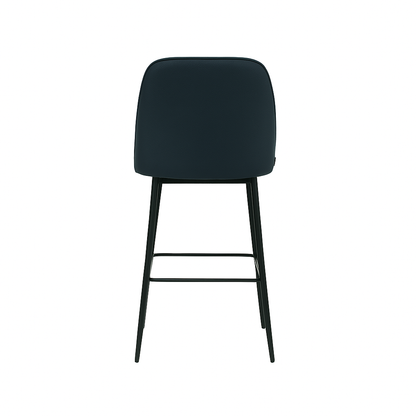 Scaun bar piele naturala ALBASTRA | model FOX