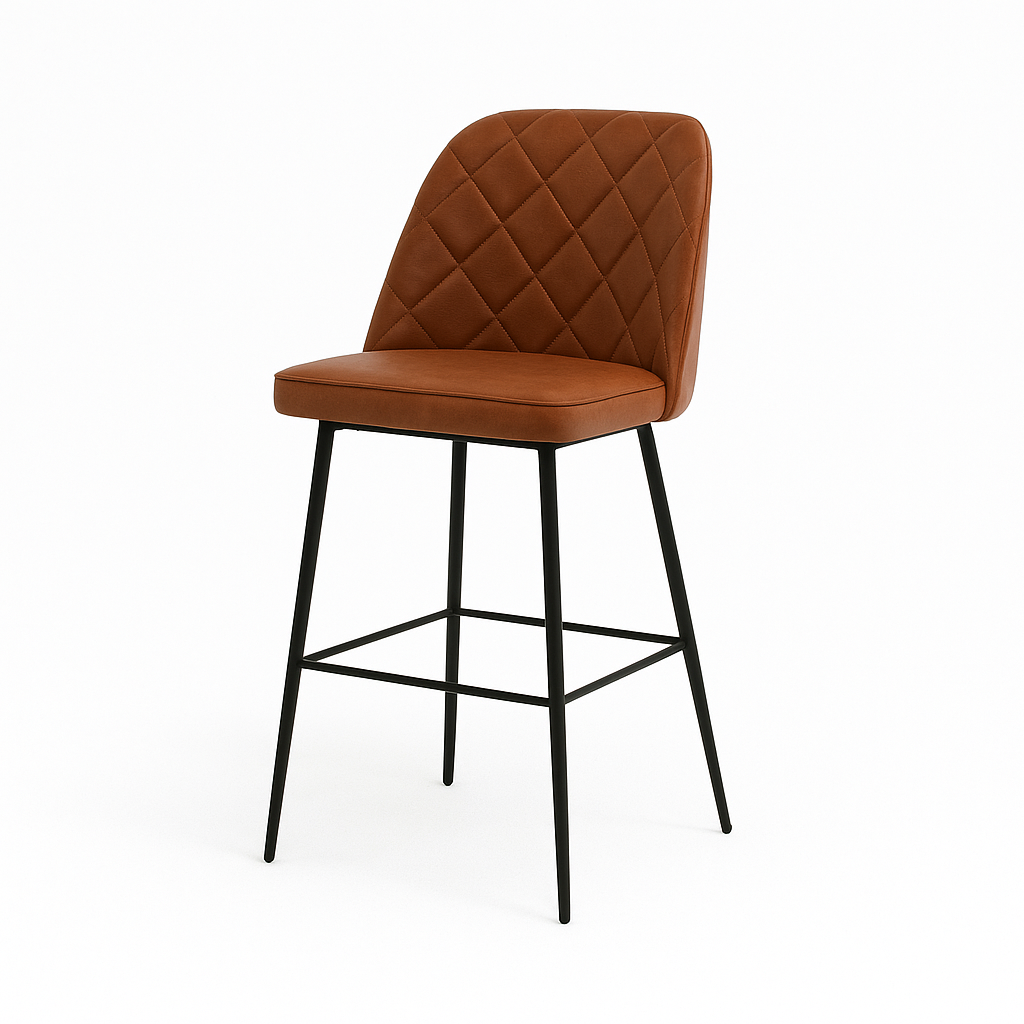 Scaun bar piele naturala MARO | model FOX