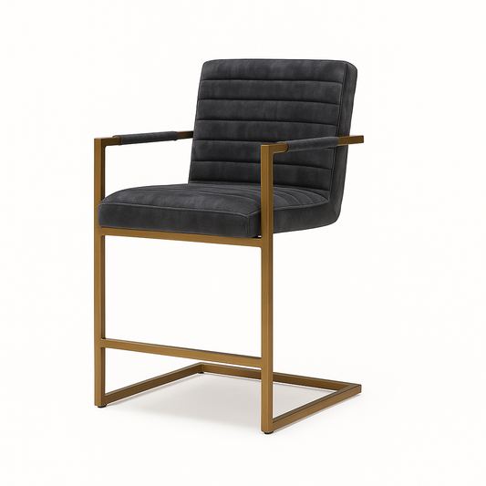 Scaun bar catifea GRI  model DONI