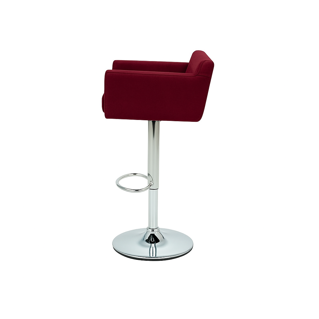 Scaun bar catifea BORDO | model IDA