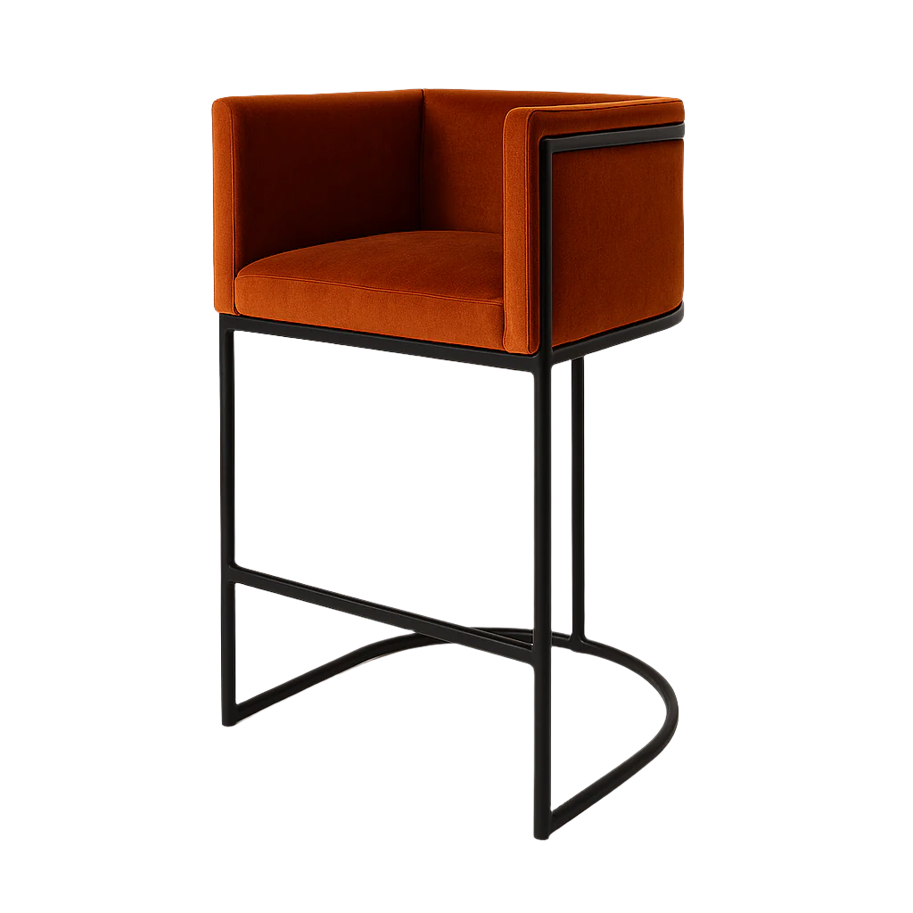 Scaun bar catifea MARO| model NINO