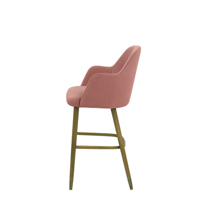 Scaun bar catifea ALBASTRA | model PINO