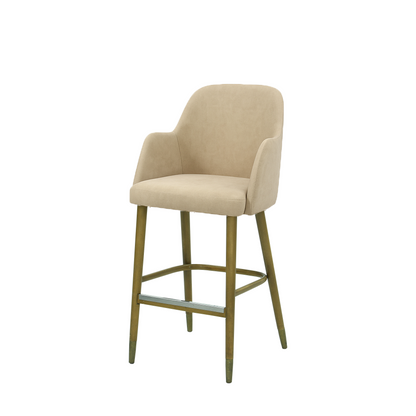 Scaun bar catifea TURCOAZ | model PINO