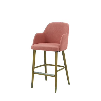 Scaun bar catifea VERDE | model PINO