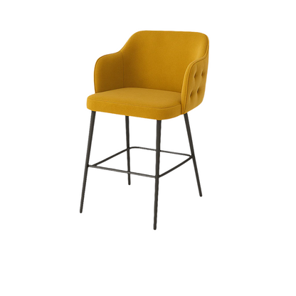 Scaun bar catifea ROZ | model TEONA