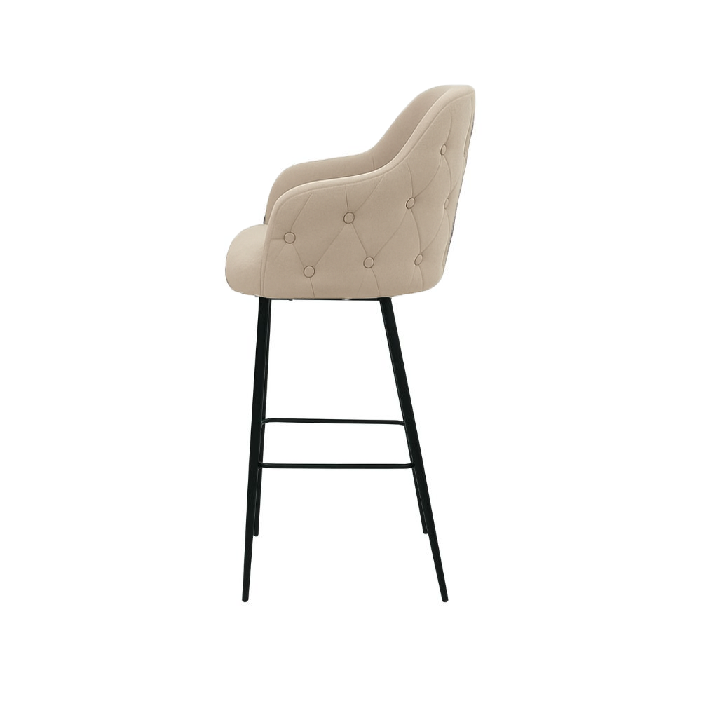 Scaun bar catifea ALBASTRA | model TEONA