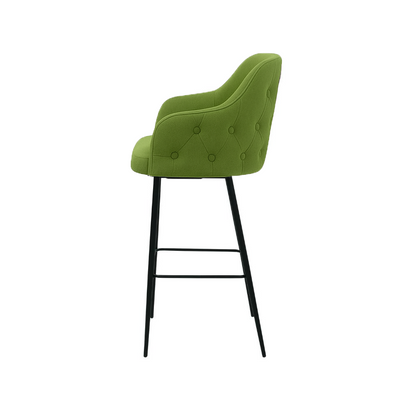 Scaun bar catifea TURCOAZ | model TEONA