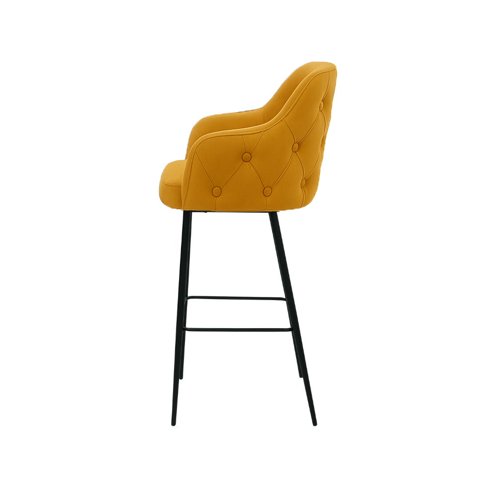 Scaun bar catifea VERDE | model TEONA