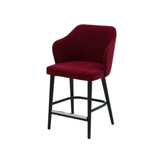 Scaun bar catifea BORDO | model ZEUS