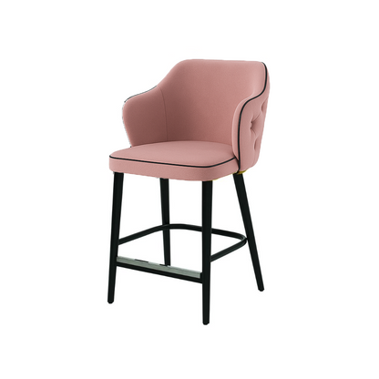 Scaun bar catifea BORDO | model ZOE