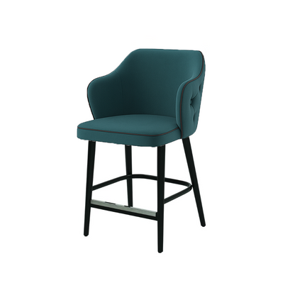 Scaun bar catifea VERDE | model ZOE