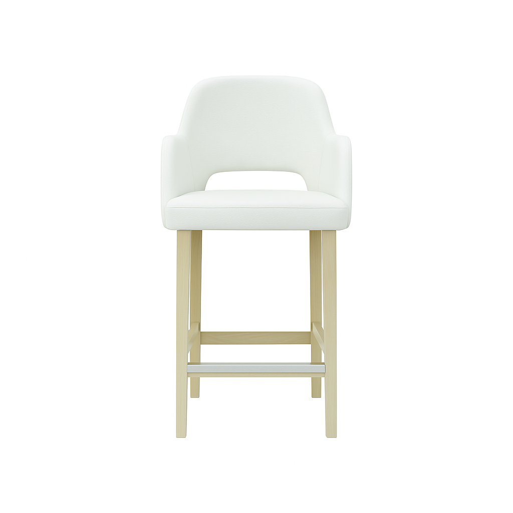 Scaun bar piele VERDE | model APRIL