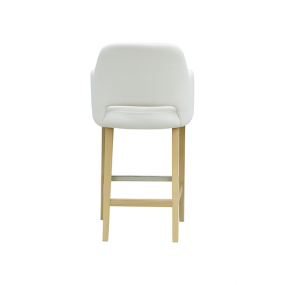 Scaun bar piele GALBENA | model APRIL