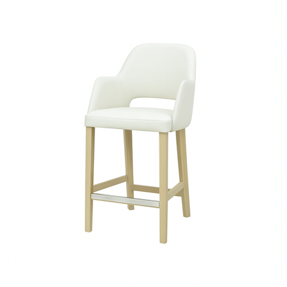 Scaun bar piele naturala | model APRIL