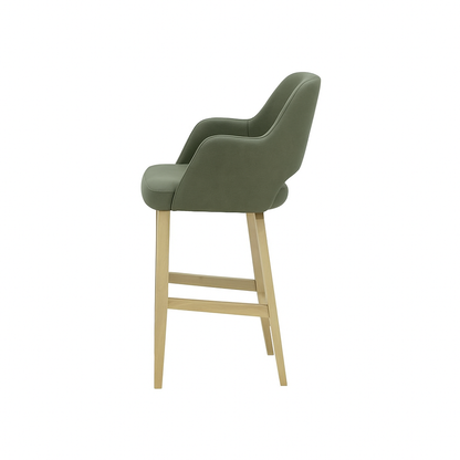 Scaun bar piele ALBA | model APRIL