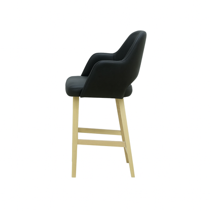 Scaun bar piele naturala | model APRIL