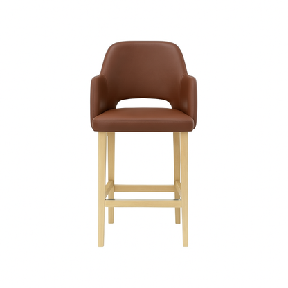 Scaun bar piele naturala | model APRIL