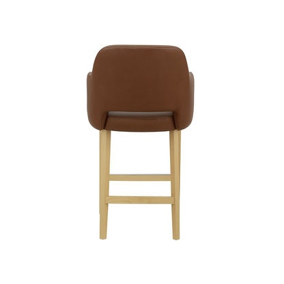 Scaun bar piele naturala | model APRIL