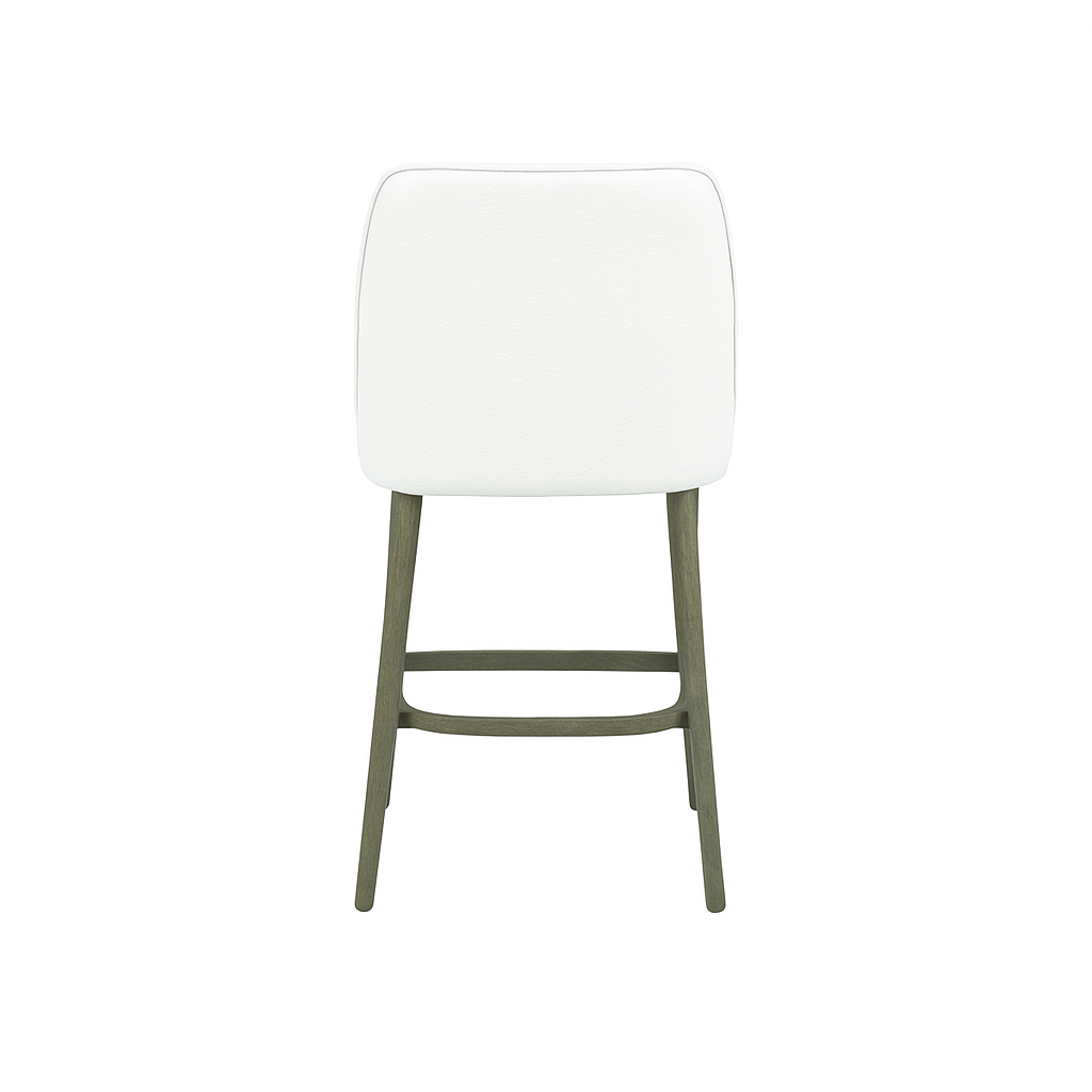 Scaun bar piele GALBENA | model GINA