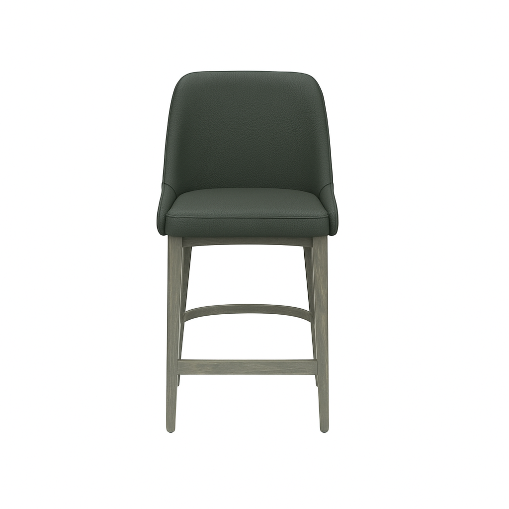 Scaun bar piele GALBENA | model GINA