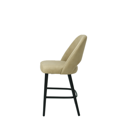 Scaun bar piele ALBASTRA | model GABE