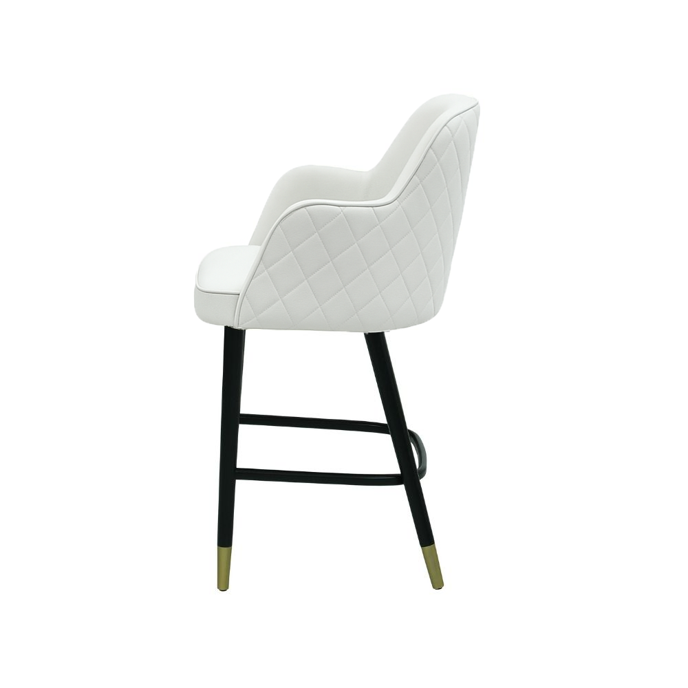 Scaun bar piele GALBENA | model PINO X