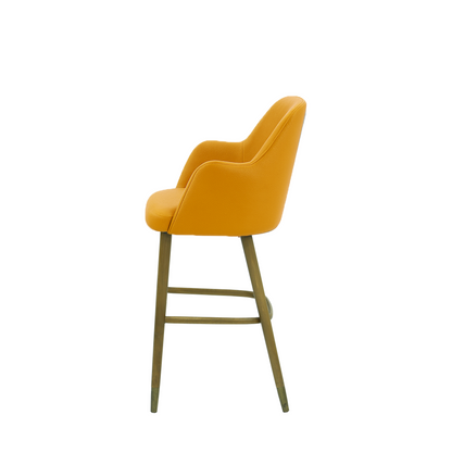 Scaun bar piele BEJ | model PINO