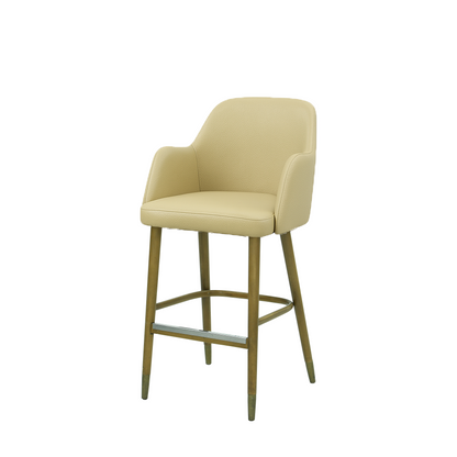 Scaun bar piele VERDE | model PINO