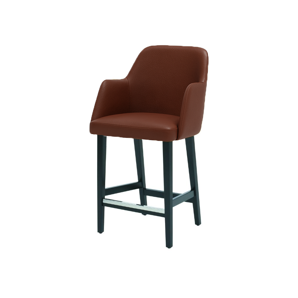 Scaun de bar piele BORDO | model PINO