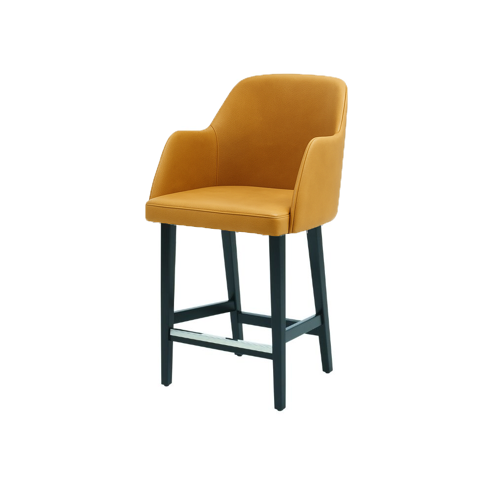 Scaun de bar piele BORDO | model PINO