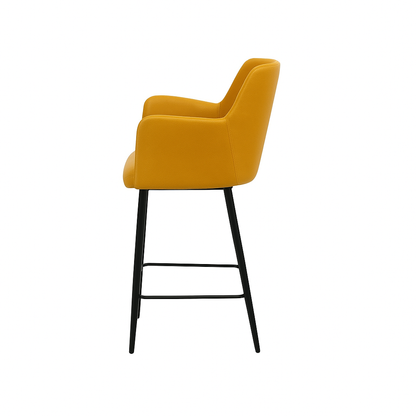 Scaun bar piele VERDE | model SIGMA