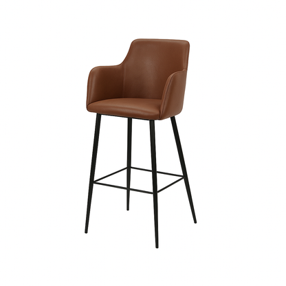 Scaun bar piele BEJ | model SINDY