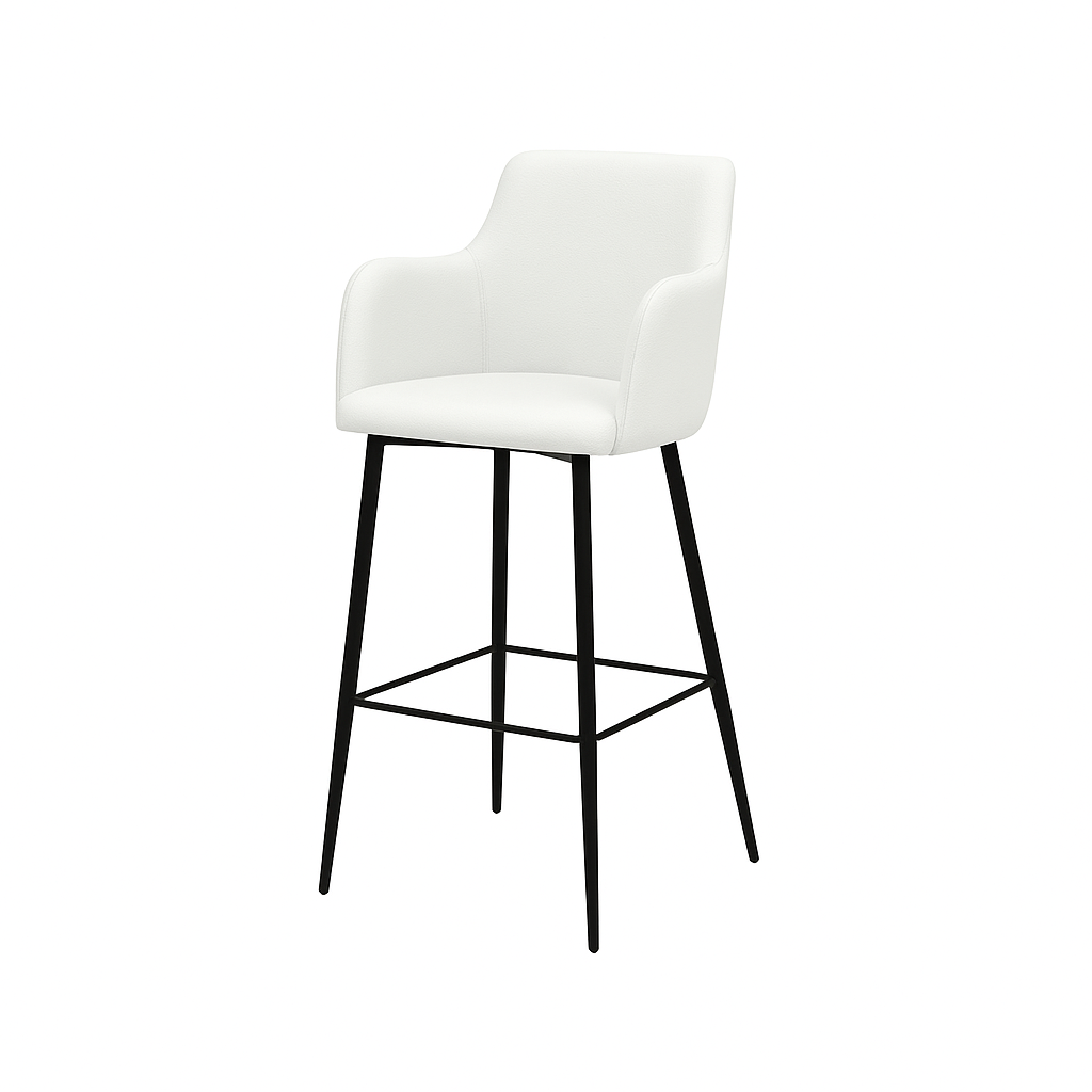 Scaun bar piele GALBENA | model SINDY