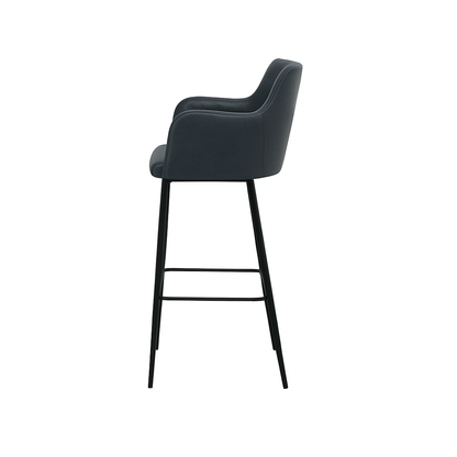 Scaun bar piele ALBASTRA | model SINDY